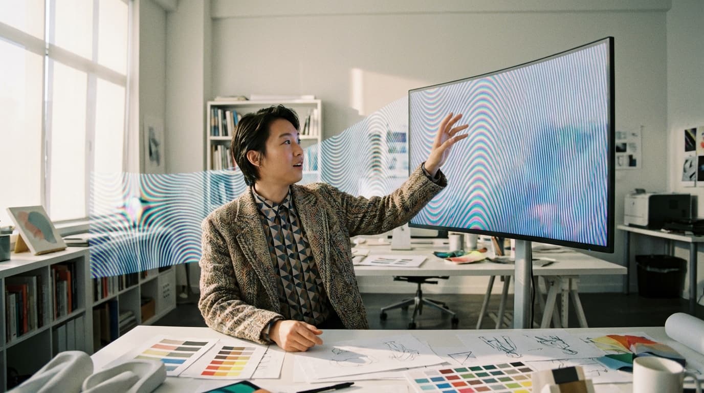 화면을 뚫고 나오는 패턴, Moiré Explorer가 주는 영감