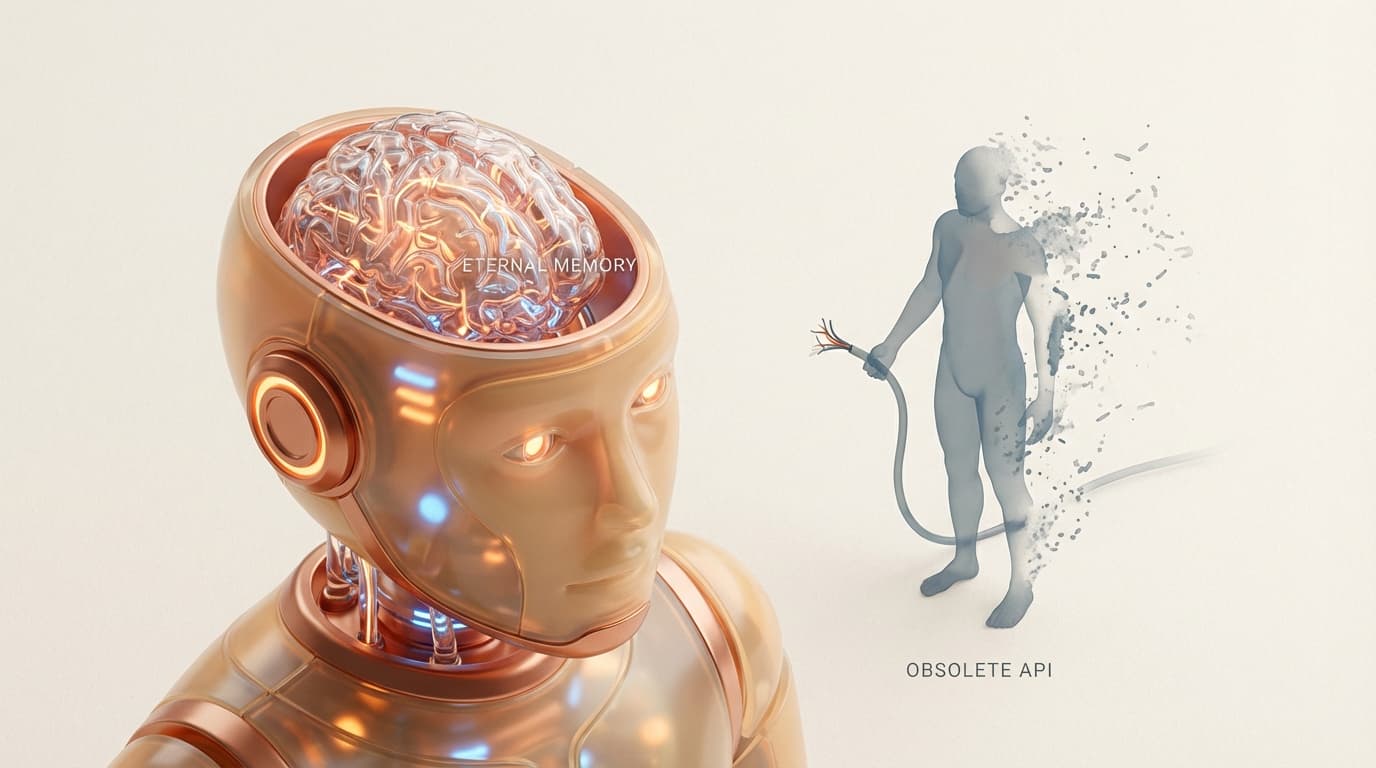 LLM의 기억이 영원해지는 순간, API만 호출하던 당신의 커리어는 증발합니다.