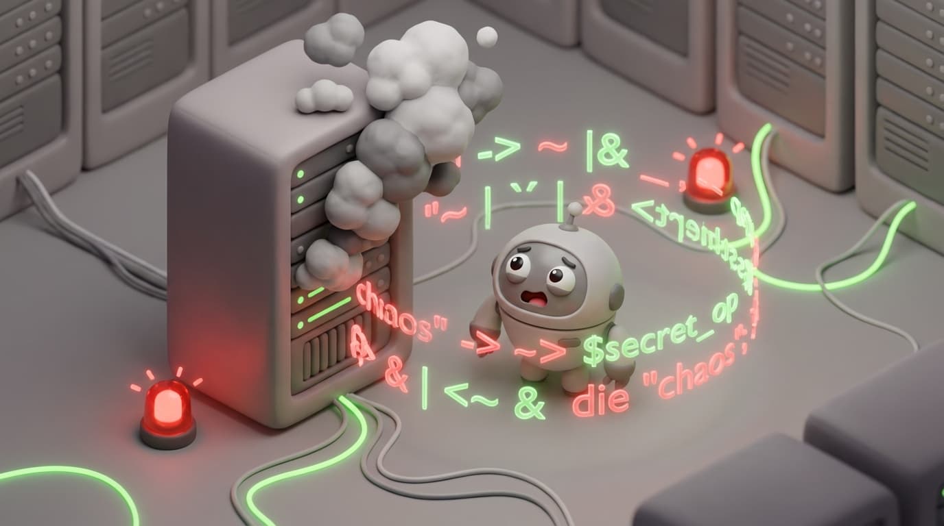 Perl의 '비밀 연산자'로 겉멋 부리다 운영 서버 장애 내고 깨달은 것들