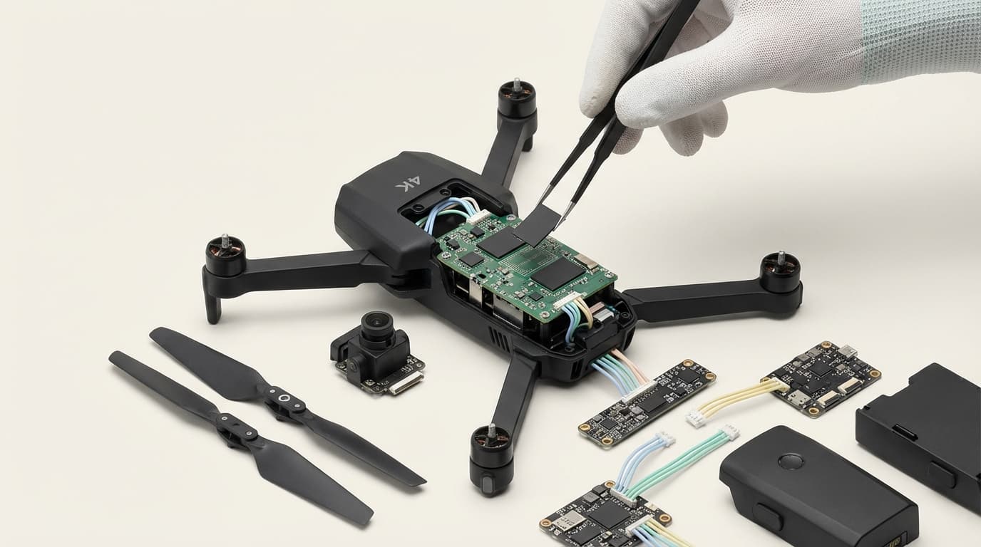 IoT 보안 연구소 내부 리포트: 4K 드론 펌웨어를 강제로 뜯어낸 'NAND 덤프' 기록 공개