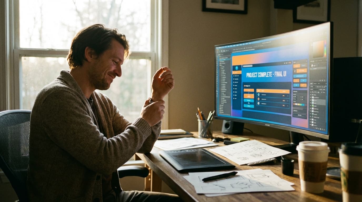 단축키 없이 마우스로만 작업하다 손목 나간 디자이너가 '메뉴 바'를 뜯어고치고 광명 찾은 후기