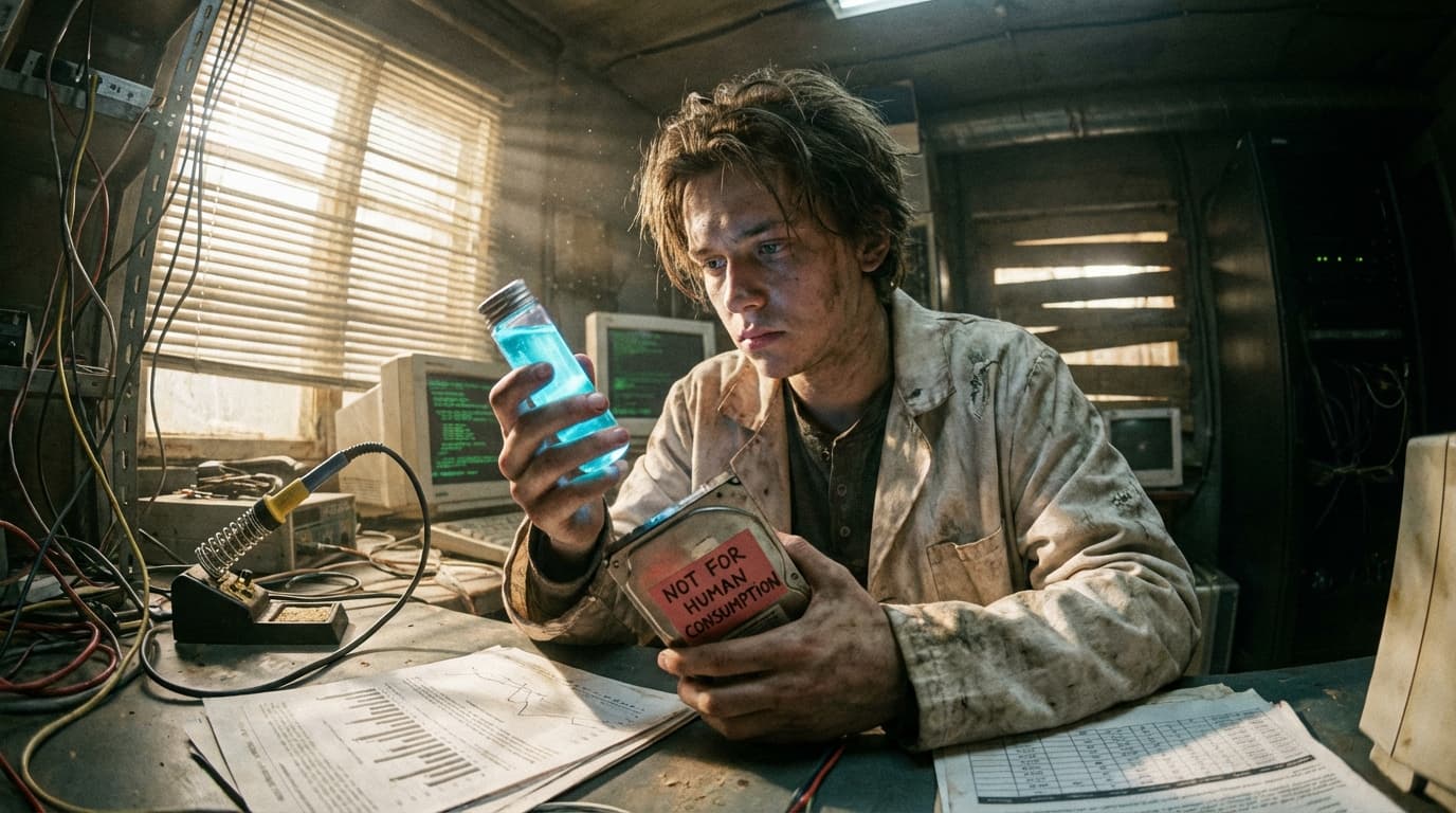 '인체용 아님(Not for Human Consumption)'이라는 라벨 뒤에 숨겨진 욕망과 데이터의 간극