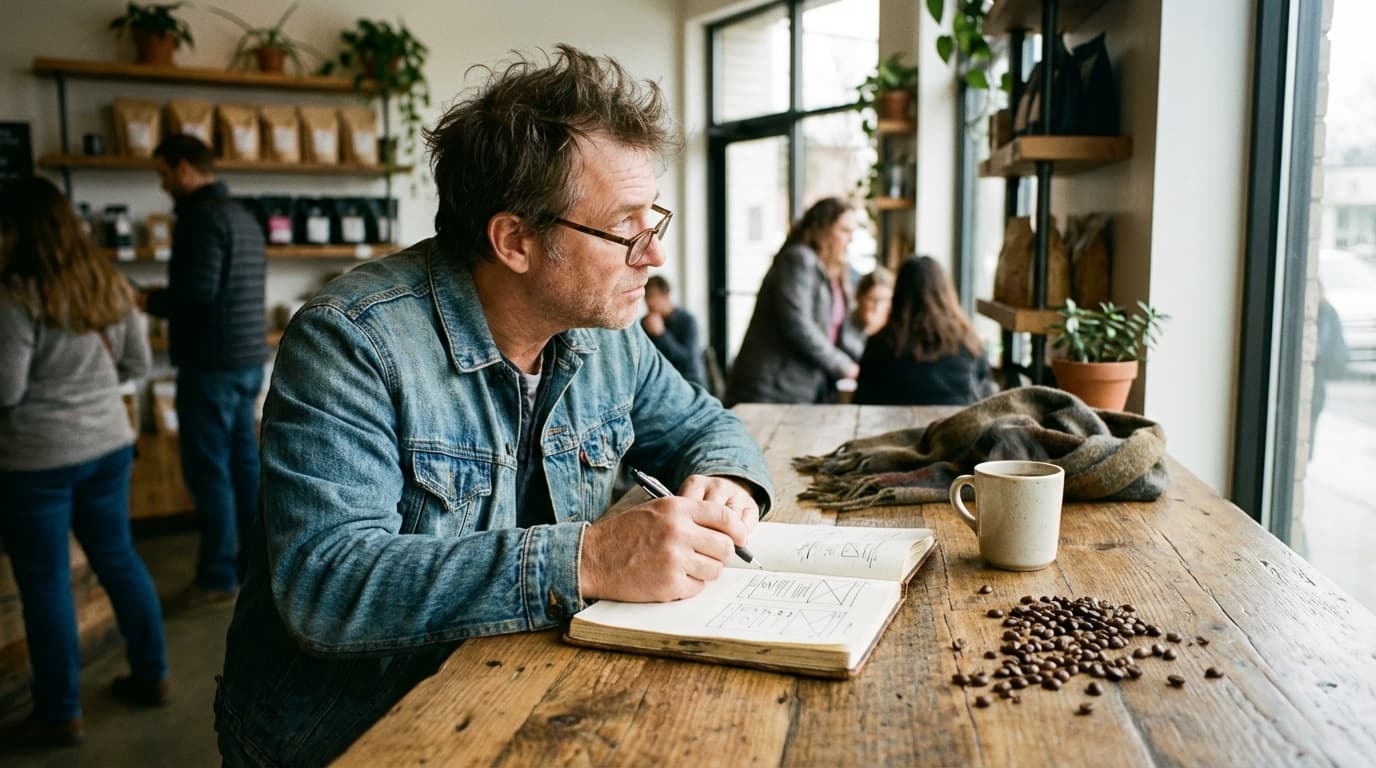 디지털기기 없이 카페에 앉아 UX의 본질을 마주하다