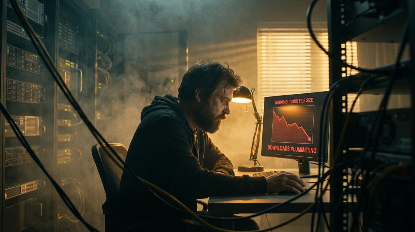 앱 용량 700MB 방치했다가, 다운로드 전환율 반토막 나고 깨달은 최적화의 진실